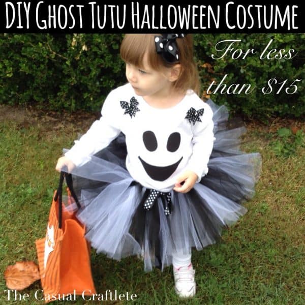 DIY Ghost Tutu Halloween Costume - Purely Katie