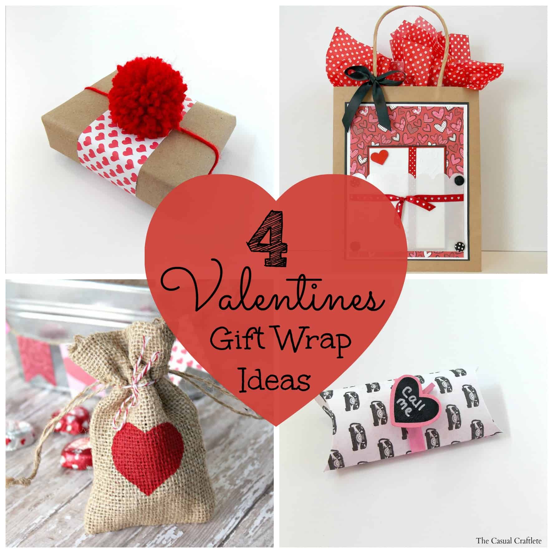 4 Valentines Gift Wrap Ideas Purely Katie