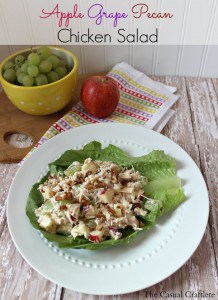 Apple Grape Pecan Chicken Salad