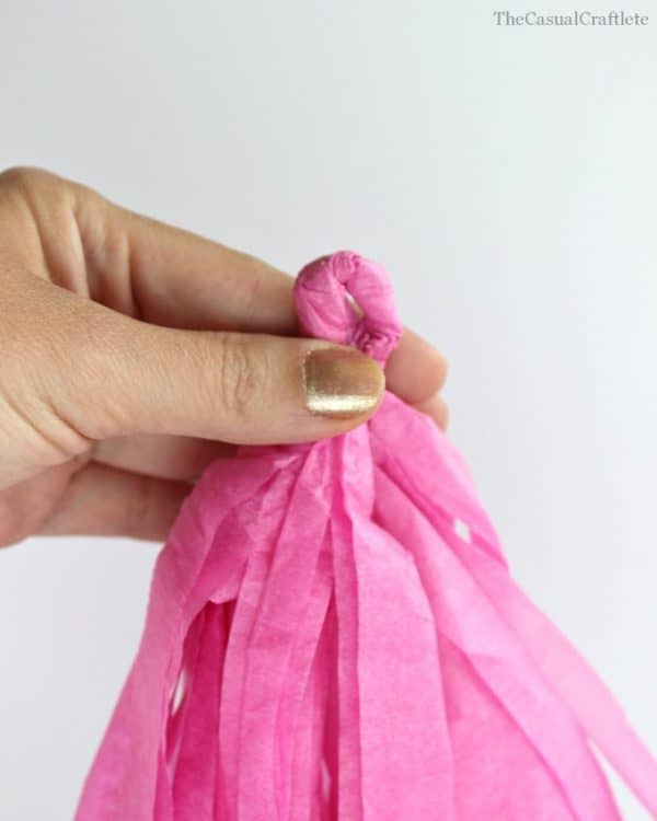 DIY Tissue Paper Tassels