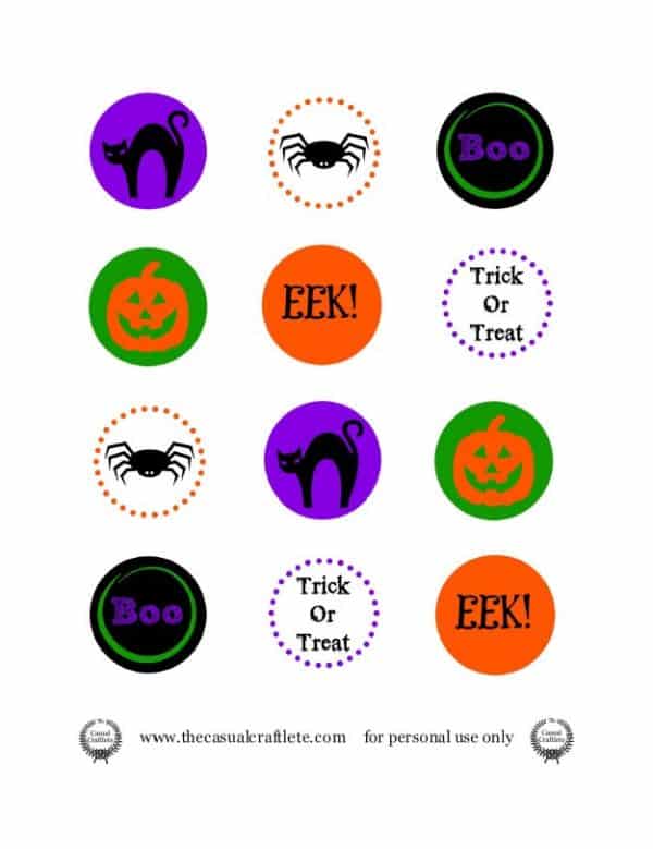 Free Printable Halloween Pencil Toppers