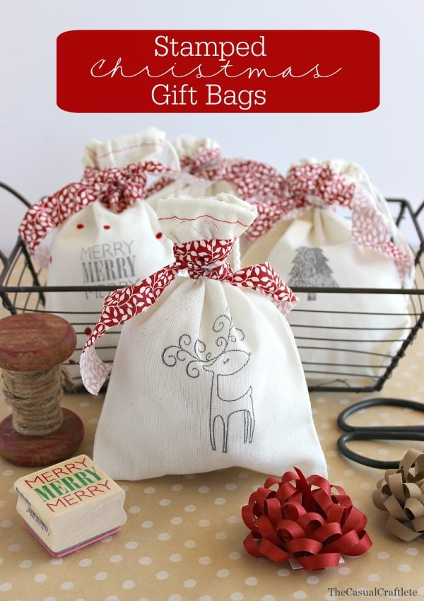 The Craft Tutor: Make Reusable Fabric Gift Bags