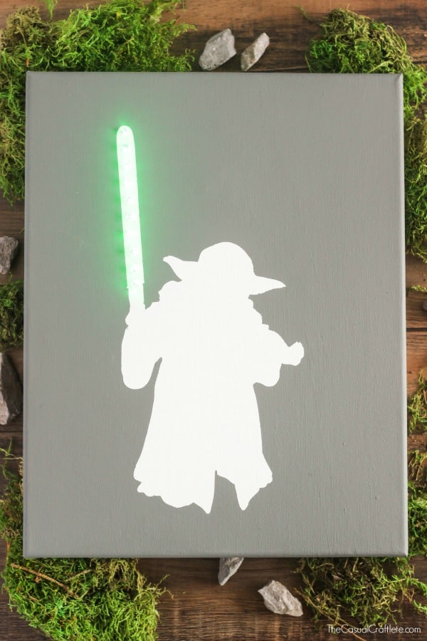 Persona mozaïek Lengtegraad DIY Star Wars Lighted Canvas Art