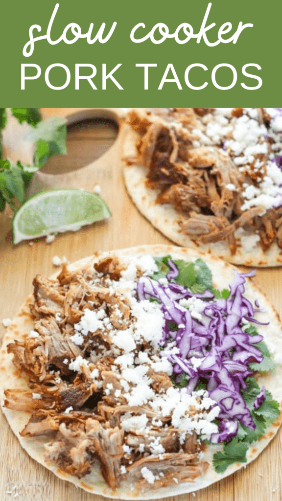 Slow Cooker Pulled Pork Tacos