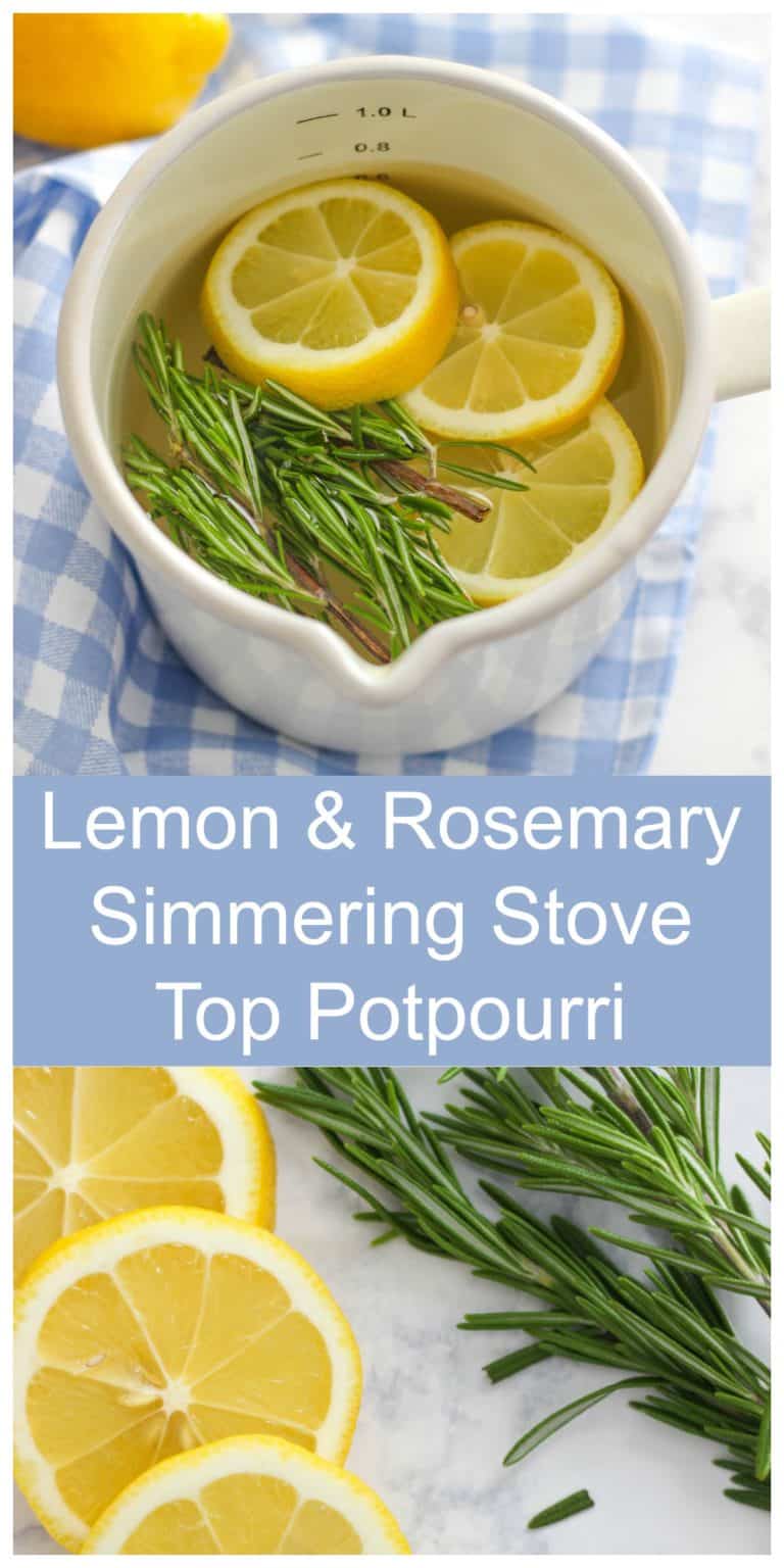 Lemon and Rosemary Simmering Stove Top Potpourri