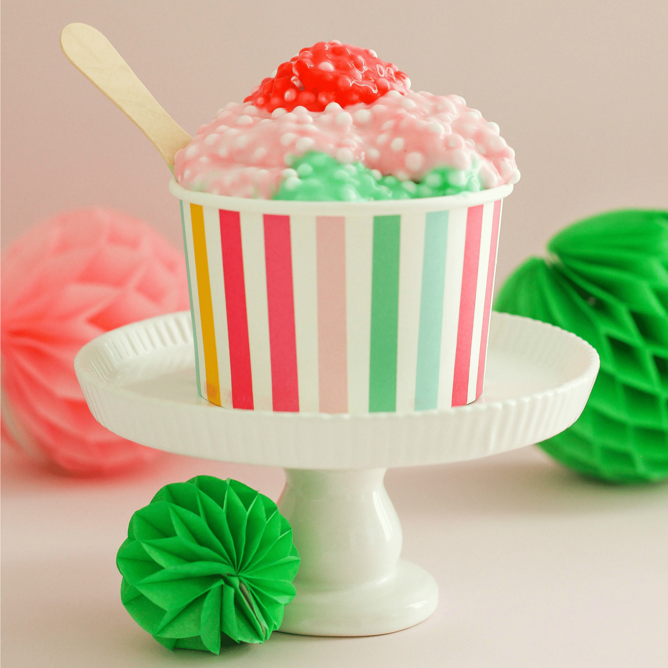 Ice Cream Sundae Fluffy Slime Recipe - Fantastic Fun & Learning