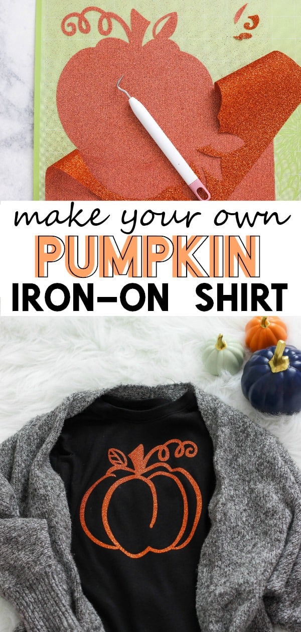 How To Make A Charming Pumpkin Iron-On Vinyl Shirt