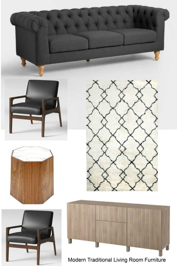 modern traditional living room furniture - Purely Katie